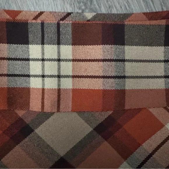 The Limited Plaid Pencil Skirt in Tan and Brown - Picture 10 of 11